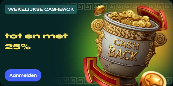 Savaspin Casino wekelijkse cashback tot 25%
