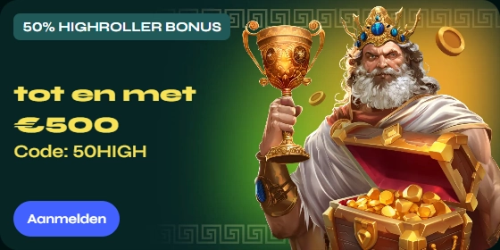 50% Highroller bonus tot €500 met code 50HIGH bij Savaspin Casino