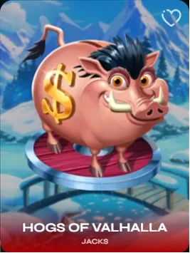 Sparschwein-Symbol mit Dollarzeichen für Hogs of Valhalla Slots
