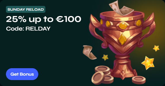 Savaspin Casino: Bono del domingo, 25% hasta 100€, código RELAY