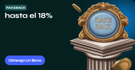 Banner Savaspin Casino: obtenga hasta 18% de Rakeback y bono