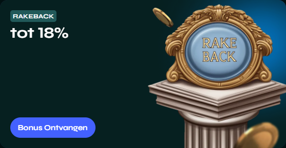 Rakeback hasta 18% en Savaspin Casino, botón de bonificación