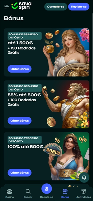 Savaspin Casino bonos de primer depósito, segundo y tercer depósito